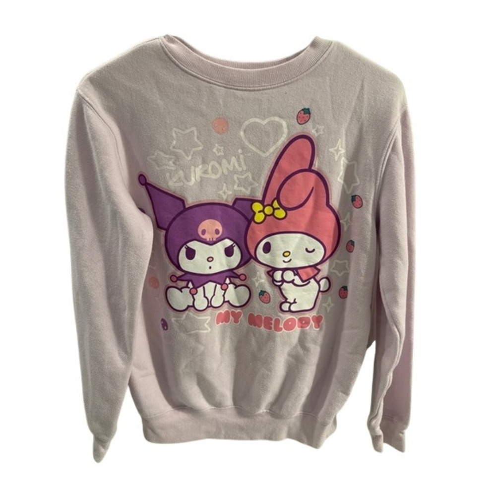Sanrio Kuromi My Melody Lavender Graphic Sweatshirt Kids XS Hybrid Purple